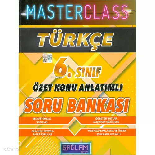 Türkçe 6.Sınıf Özet Konu Anlatımlı Soru Bankası