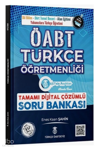Türkçe ÖABTDEYİZ ÖABT Türkçe 657 nin Anahtarı Soru Bankası Çözümlü - Enes Kaan Şahin Türkçe ÖABTDEYİZ