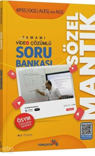 Türkçecim TV KPSS DGS ALES MEB-AGS Sözel Mantık Soru Bankası Çözümlü