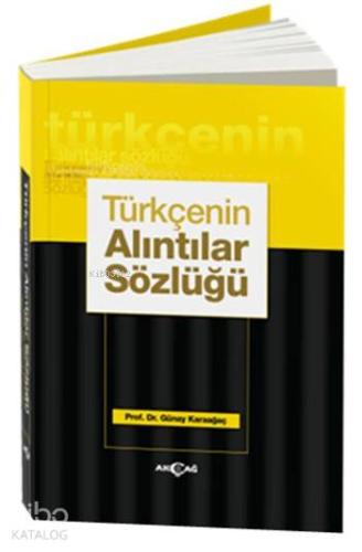 Türkçenin Alıntılar Sözlüğü (Ciltli) - Kitapiks.com