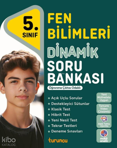 Turuncu 5. Sınıf Fen Bilimleri Dinamik Soru Bankası
