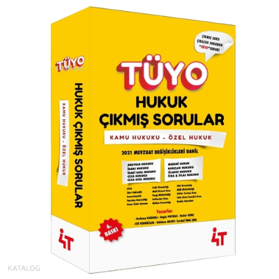 TÜYO Hukuk Çıkmış Sorular Özel Hukuk Kamu Hukuku