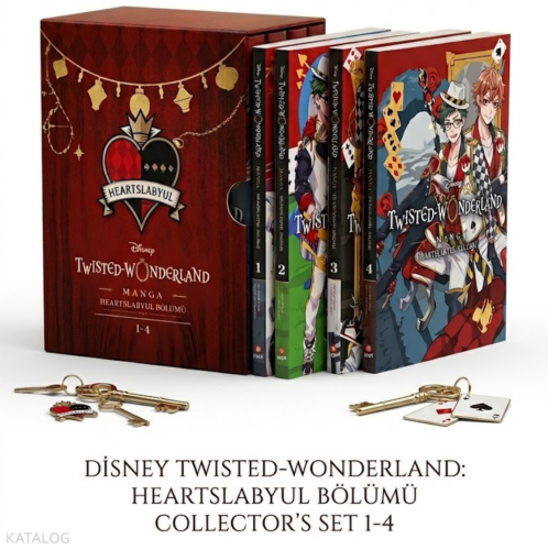 Twisted-Wonderland Manga: Heartslabyul Bölümü (1-4 Cilt Takım Set)