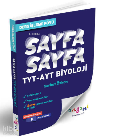 Tyt-Ayt Biyoloji Sayfa Sayfa Ders İşleme Föyü