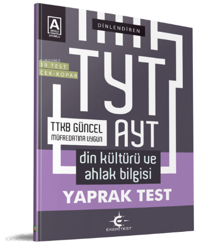 Tyt Ayt Dinlendiren Din Kültürü Yaprak Test