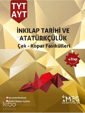 TYT-AYT İnkılap Tarihi ve Atatürkçülük 4 Etap Soru Bankası - Çek kopar Fasikülleri