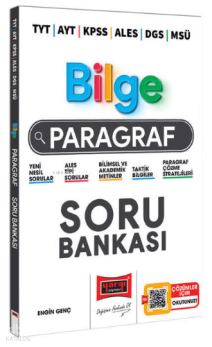 TYT AYT KPSS ALES DGS MSÜ Bilge Paragraf Soru Bankası