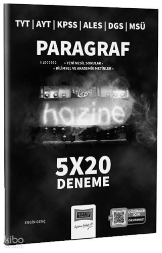 TYT AYT KPSS ALES DGS MSÜ Hazine Paragraf 5x20 Denemeler