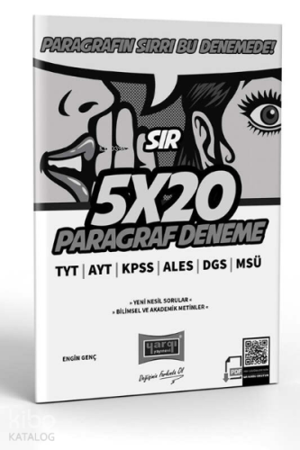 TYT AYT KPSS ALES DGS MSÜ Sır 5x20 Paragraf Deneme