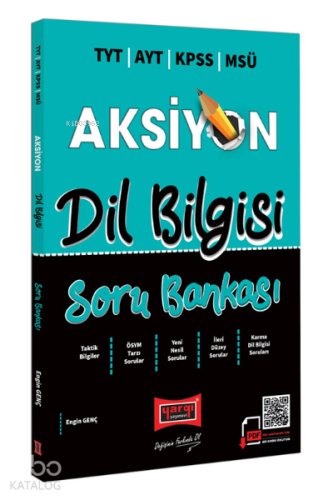 TYT AYT KPSS MSÜ Aksiyon Dil Bilgisi Soru Bankası