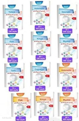 TYT AYT Sayısal Soru Bankası Seti 12 Kitap