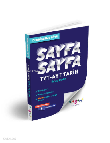 Tyt-Ayt Tarih Sayfa Sayfa Ders İşleme Föyü
