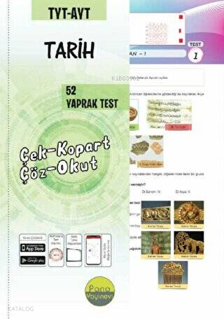 TYT-AYT Tarih Yaprak Testleri (52 Adet) Çek Kopart
