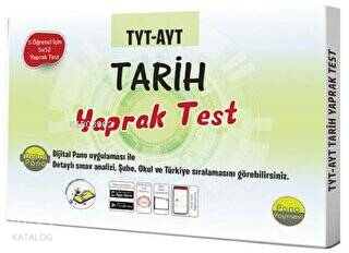 TYT-AYT Tarih Yaprak Testleri (Kutu Test 5 öğrenci için 5x52 Adet)