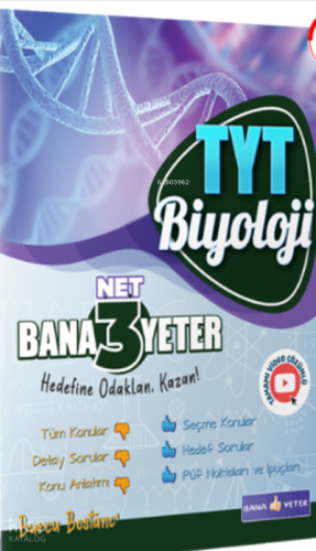 TYT Biyoloji 3 Net Bana Yeter