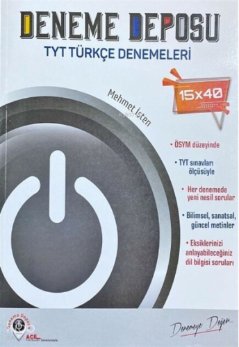 Tyt Deneme Deposu Türkçe - 2022