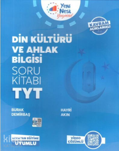 TYT Din Kültürü ve Ahlak Bilgisi Soru Kitabı Yeni Nesil Yayınları