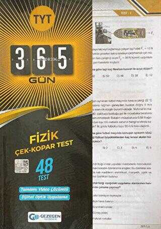 TYT Fizik Çek Kopar Yaprak Test (Yeni) - Kitapiks.com