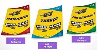 Tyt Kamp 500 Seti (Türkçe+Mat+Fen) /Canım Hocam - Kitapiks.com