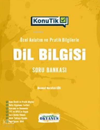 Tyt KonuTik Dil Bilgisi Soru Bankası