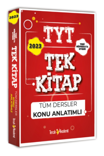 TYT Tek Kitap 2023 Tüm Dersler Konu Anlatımlı - Kitapiks.com