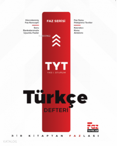 TYT Türkçe Defteri Faz Yayınları