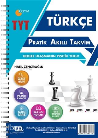 TYT Türkçe Pratik Akıllı Takvim