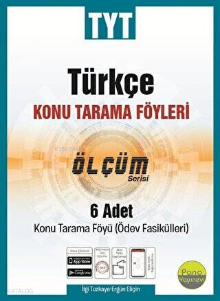 TYT Türkçe Tarama Föyleri (6 Fasikül 5x24+1x32 Sayfa)