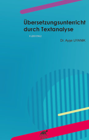 Übersetzungsunterricht Durch Textanalyse - Kitapiks.com