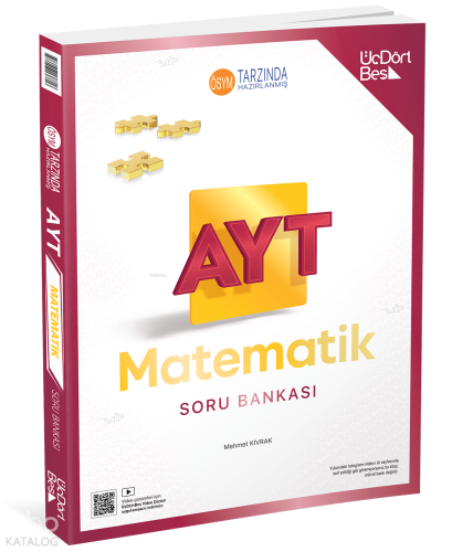 Üç Dört Beş Yayınları AYT Matematik Soru Bankası