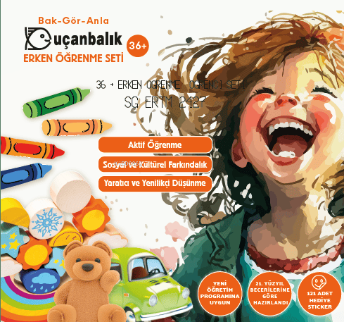 Uçanbalık Erken Öğrenme Seti +36;Bak, Gör, Anla - Kitapiks.com