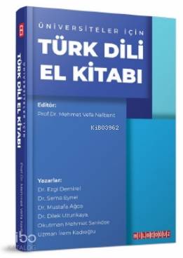 Üniversiteler İçin Türk Dili El Kitabı