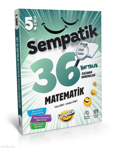 Ünlüler Karması 5.Sınıf Matematik 36 Haftalık Kazanım Denemeleri