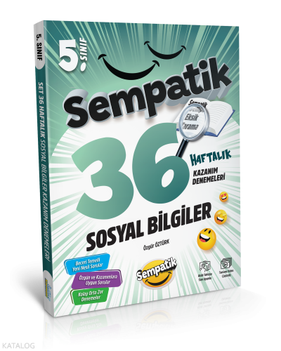 Ünlüler Karması 5. Sınıf Sosyal Bilgiler 36 Haftalık Kazanım Denemeleri