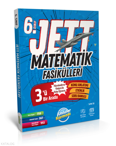 Ünlüler Karması 6. Sınıf Matematik Jett Fasikülleri
