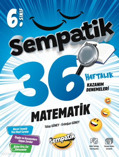 Ünlüler Karması 6. Sınıf Sempatik Matematik 36 Haftalık Kazanım Deneme