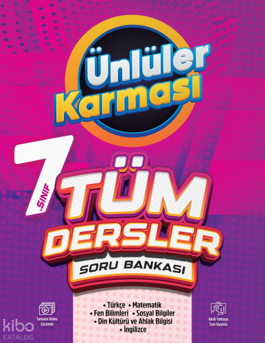 Ünlüler Karması 7. Sınıf Tüm Dersler Soru Bankası