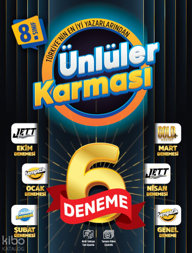 Ünlüler Karması 8.Sınıf 6'lı Karma Deneme