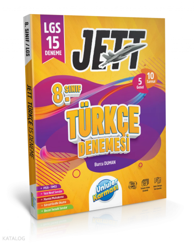 Ünlüler Karması 8. Sınıf Jett Türkçe 15 Deneme