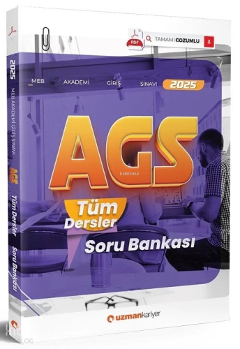 Uzman Kariyer 2025 MEB-AGS Tüm Dersler Soru Bankası Çözümlü