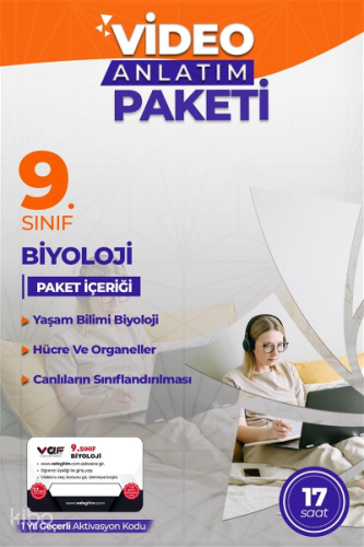 Vaf 09.Sınıf Aktivasyon Kartı Biyoloji - 2022