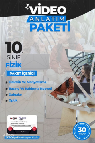 Vaf 10.Sınıf Aktivasyon Kartı Fizik - 2022