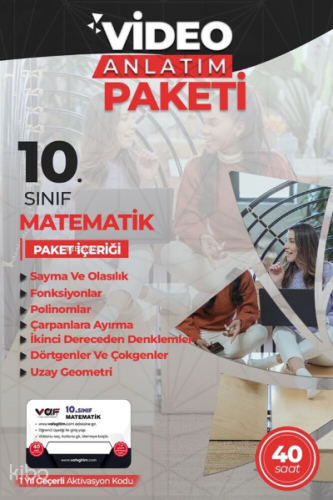 Vaf 10.Sınıf Aktivasyon Kartı Matematik - 2022