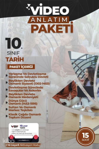 Vaf 10.Sınıf Aktivasyon Kartı Tarih - 2022