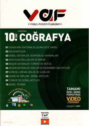 Vaf 10.Sınıf Coğrafya - 2021