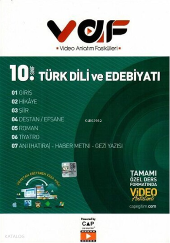 Vaf 10.Sınıf T.Dili Edebiyatı - 2021