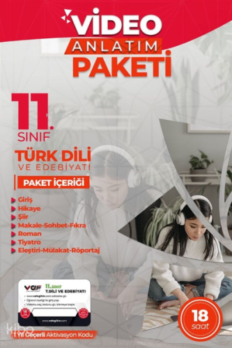 Vaf 11.Sınıf Aktivasyon Kartı Edebiyat - 2022