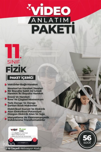 Vaf 11.Sınıf Aktivasyon Kartı Fizik - 2022