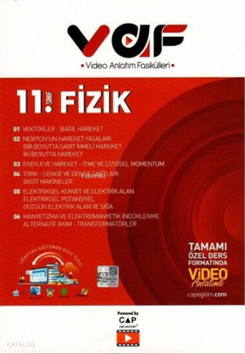 Vaf 11.Sınıf Fizik - 2021