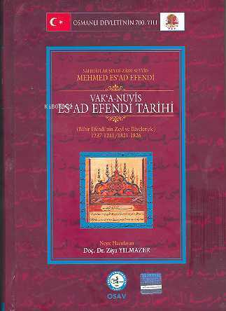 Vak A - Nüvis Es Ad Efendi Tarihi - Kitapiks.com
